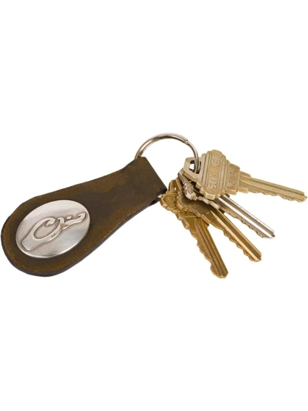 Everyday Carry Full-Grain Leather Key Chain | Durable, Stylish Accessory
